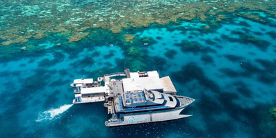 Great Barrier Reef Cruise to Quicksilver Port Douglas Pontoon