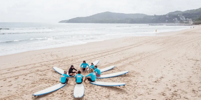Surf Lesson at Noosa Heads